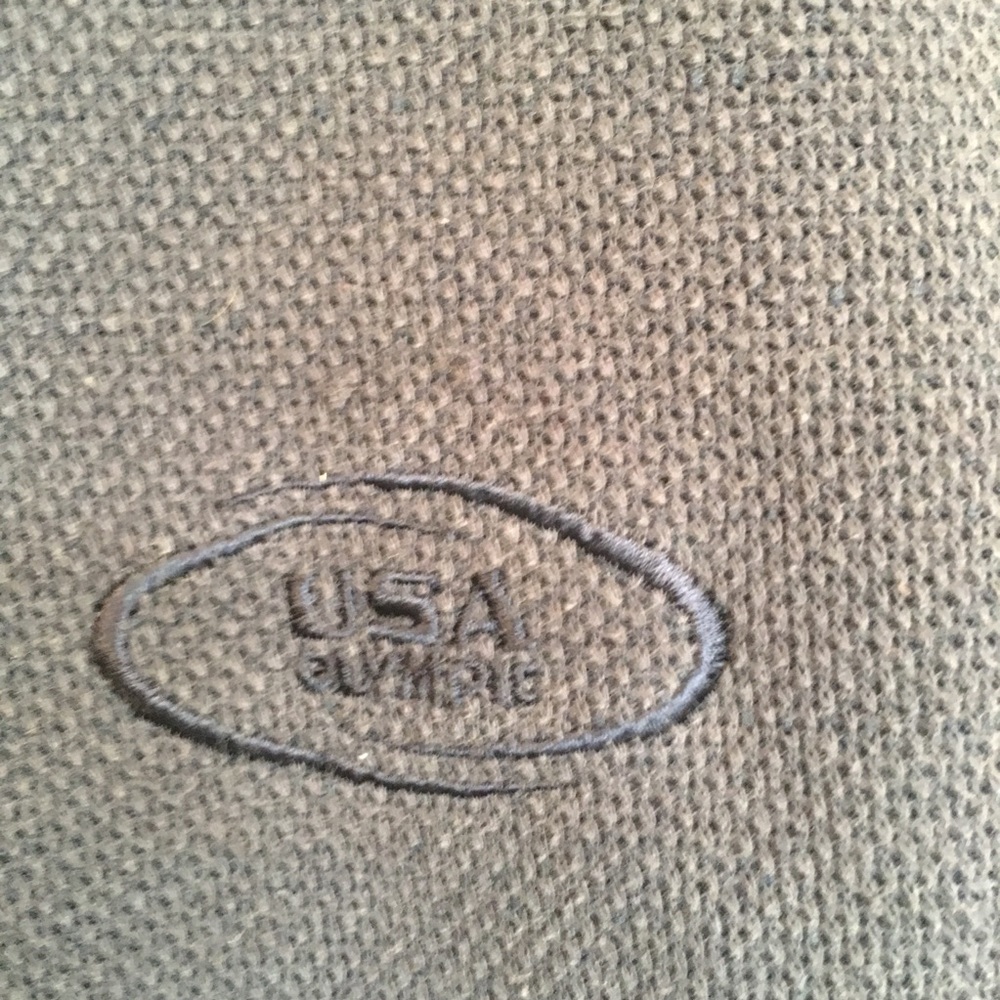 [USA-OLYMPIC]Two Tone Textured Drawstring Hoodie M - Picture 2 of 6